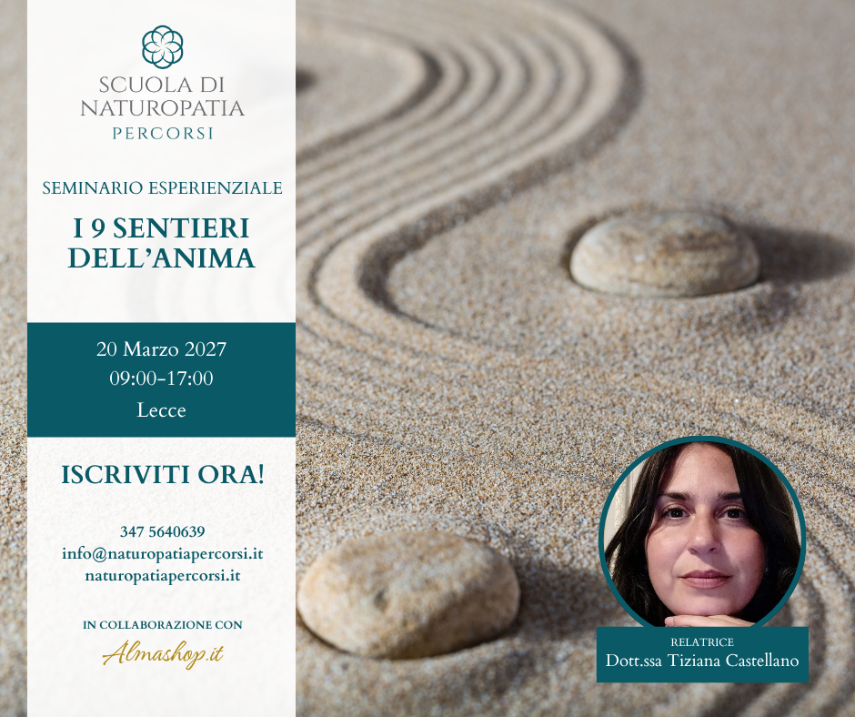 Seminario Esperienziale I 9 SENTIERI DELL'ANIMA