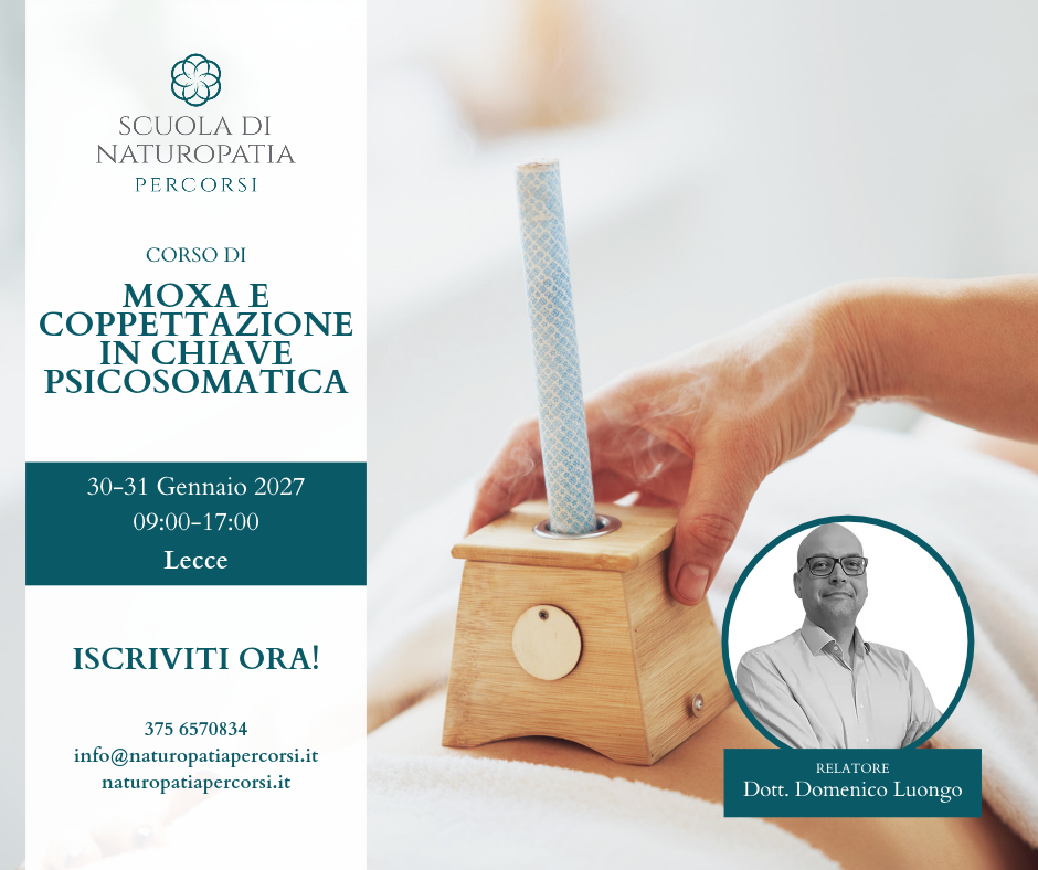 Corso di Moxa e Coppettazione in Chiave Psicosomatica