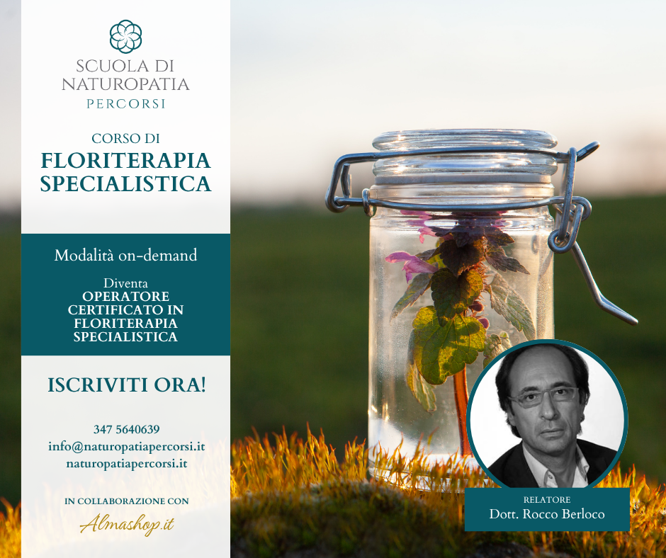 Corso di FLORITERAPIA SPECIALISTICA