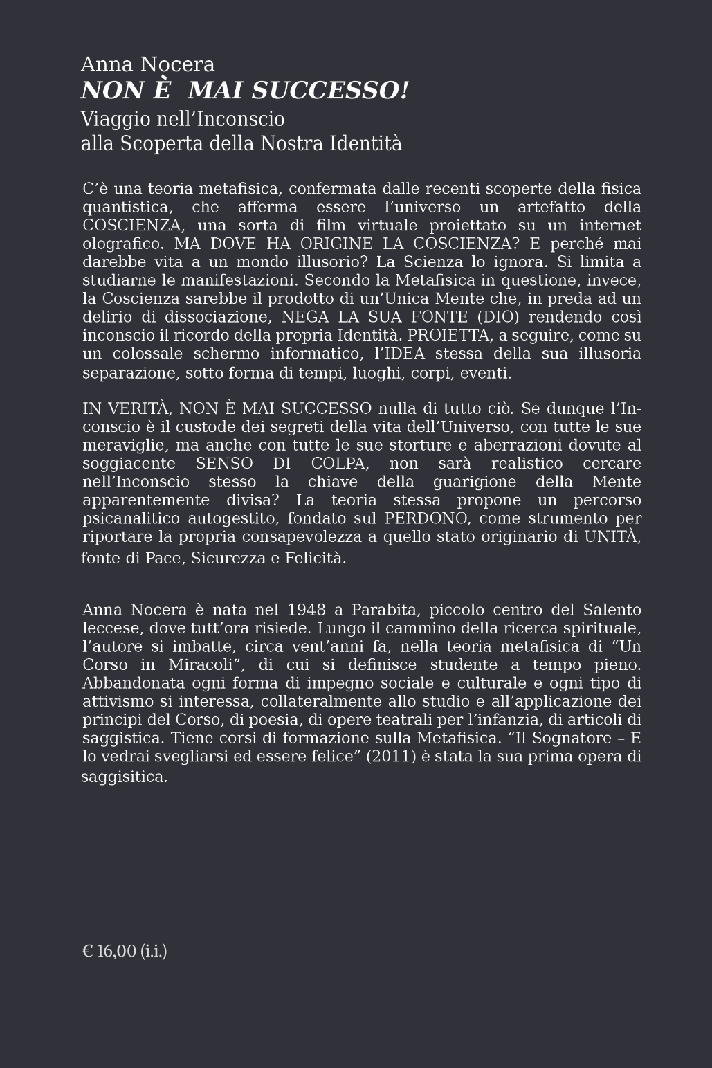 Non è mai successo!