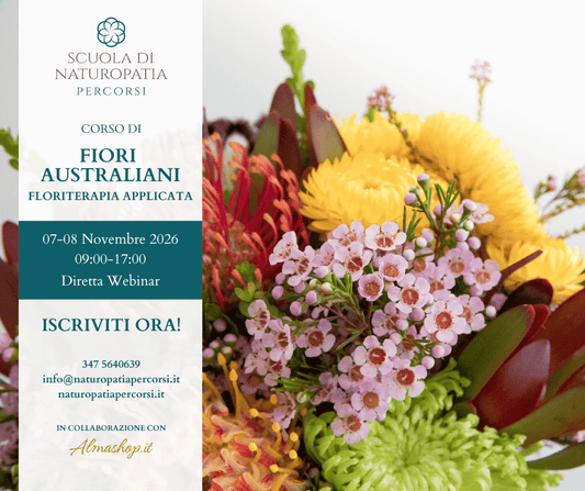Corso di FLORITERAPIA APPLICATA - FIORI AUSTRALIANI