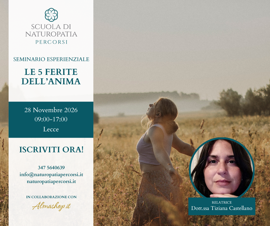Seminario Esperienziale LE 5 FERITE DELL'ANIMA