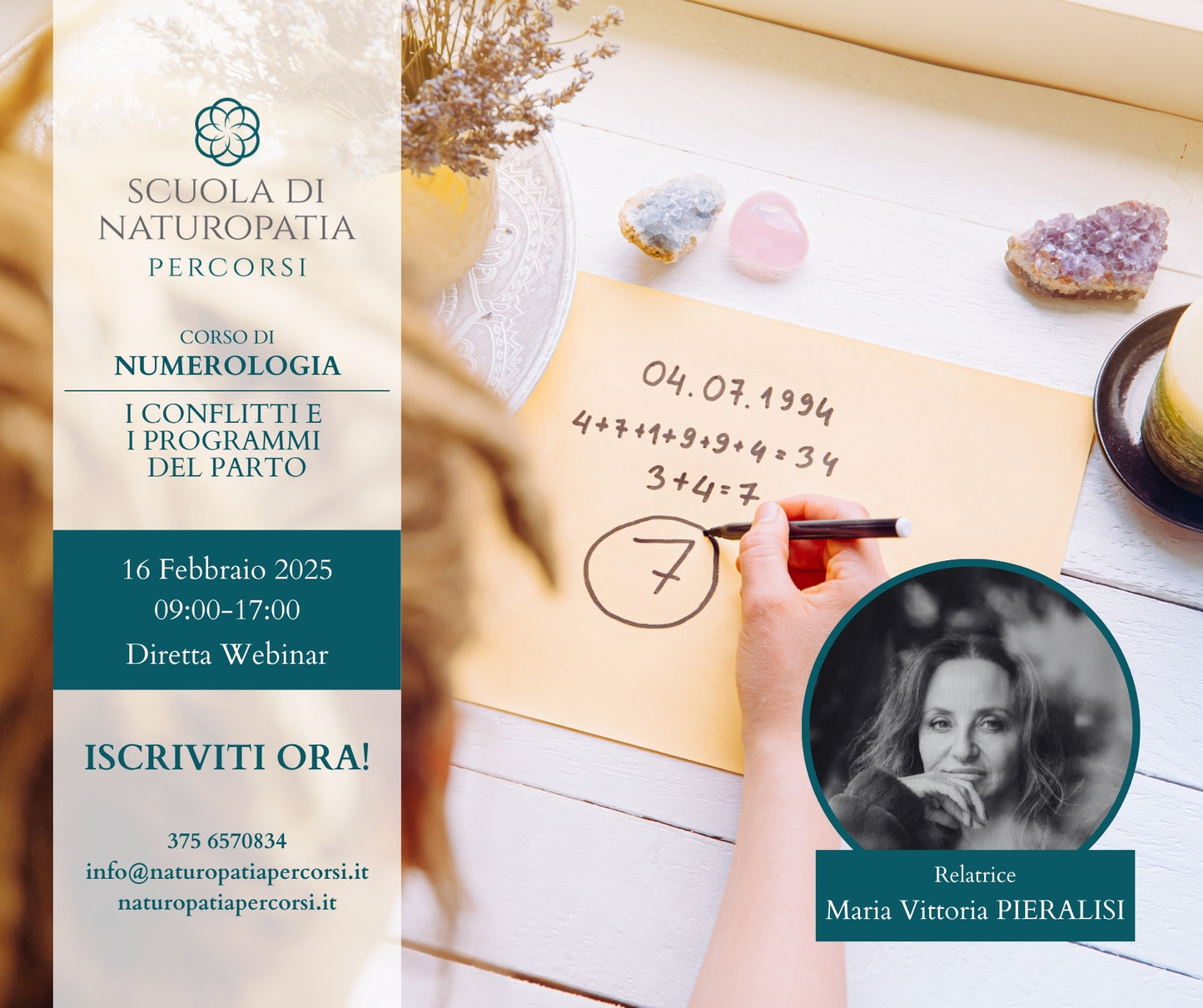 Corso di Numerologia - I conflitti e i programmi del parto